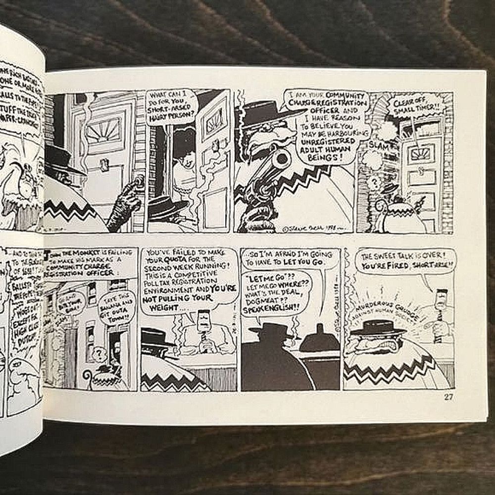 Vtg Book | The Vengeance of If by Steve Bell black and white cartoon collection - Picture 8 of 8